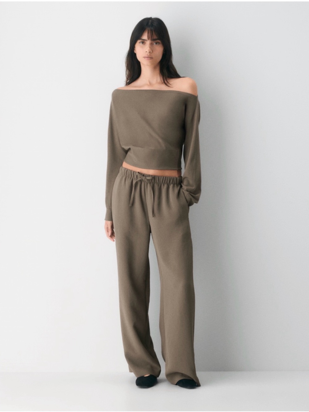 Aritzia | Lodge Pants | Cola Taupe | Size S